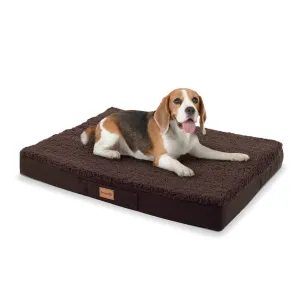 Brunolie Balu, pasja postelja, blazina za psa, pralna, ortopedska, protizdrsna, zračna spominska pena, velikost M (79 × 8 × 60 cm)