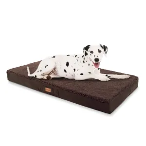 Brunolie Balu, pasja postelja, blazina za psa, pralna, ortopedska, protizdrsna, zračna spominska pena, velikost XL (120 × 10 × 72 cm) #3599