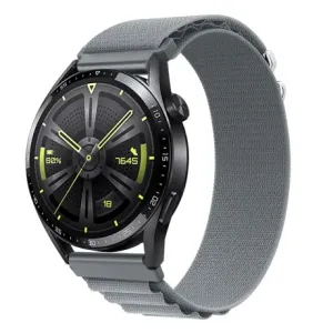 BStrap Nylon Loop pašček za Huawei Watch 3 / 3 Pro, gray