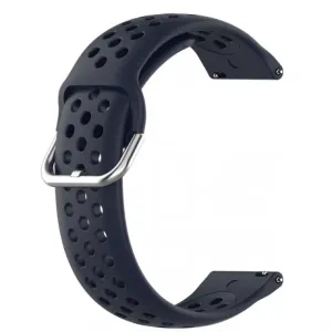 BStrap Silicone Dots pašček za Huawei Watch 3 / 3 Pro, navy blue