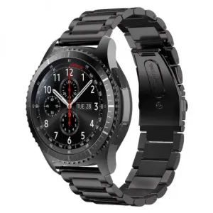 BStrap Stainless Steel pašček za Huawei Watch 3 / 3 Pro, black
