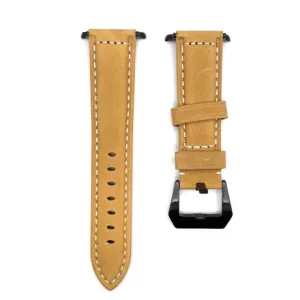 BStrap Leather Lux pašček za Apple Watch 38/40/41mm, black/brown