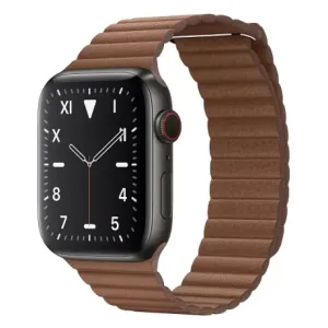 BStrap Leather Loop pašček za Apple Watch 38/40/41mm, Brown