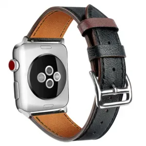 BStrap Leather Rome pašček za Apple Watch 38/40/41mm, Black