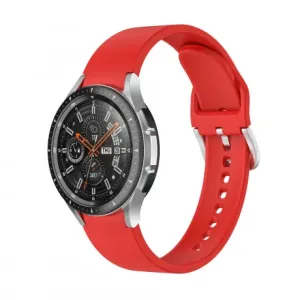 Bstrap Silicone pašček za Samsung Galaxy Watch 4 / 5 / 5 Pro / 6, red