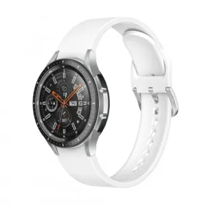 Bstrap Silicone pašček za Samsung Galaxy Watch 4 / 5 / 5 Pro / 6, white