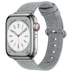 BStrap Denim pašček za Apple Watch 42/44/45mm, gray