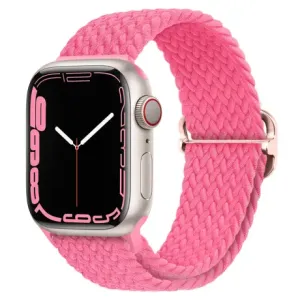 BStrap Elastic Nylon pašček za Apple Watch 42/44/45mm, starlight pink