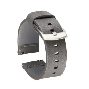 BStrap Fine Leather pašček za Garmin Vivoactive 3, gray