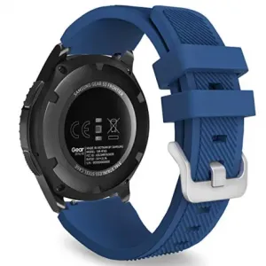 BStrap Silicone Sport pašček za Garmin Vivoactive 4, dark blue