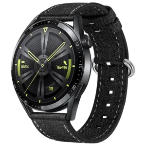 BStrap Denim pašček za Huawei Watch GT 42mm, black