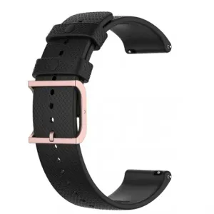BStrap Silicone Rain pašček za Huawei Watch GT 42mm, black