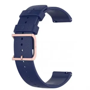 BStrap Silicone Rain pašček za Huawei Watch GT 42mm, dark blue