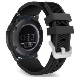 BStrap Silicone Sport pašček za Huawei Watch GT 42mm, black