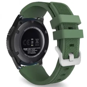 BStrap Silicone Sport pašček za Huawei Watch GT 42mm, dark green