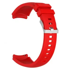BStrap Silicone Davis pašček za Huawei Watch GT/GT2 46mm, red
