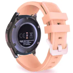 BStrap Silicone Sport pašček za Huawei Watch GT/GT2 46mm, sand pink