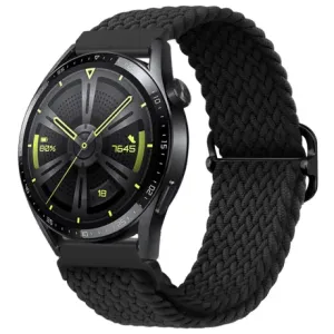 BStrap Elastic Nylon pašček za Huawei Watch GT2 42mm, black