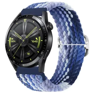 BStrap Elastic Nylon pašček za Huawei Watch GT2 42mm, blueberry