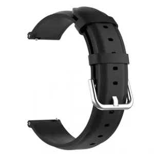 BStrap Leather Lux pašček za Huawei Watch GT2 42mm, black