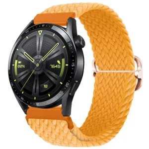 BStrap Elastic Nylon pašček za Huawei Watch GT3 42mm, orange