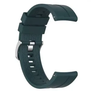 BStrap Silicone Cube pašček za Huawei Watch GT3 46mm, dark green