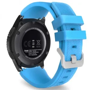 BStrap Silicone Sport pašček za Huawei Watch GT3 46mm, light blue