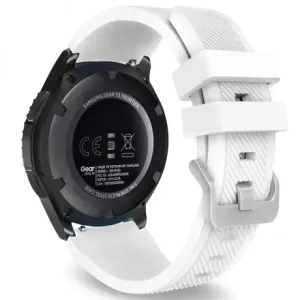 BStrap Silicone Sport pašček za Huawei Watch GT3 46mm, white