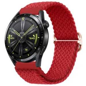 BStrap Elastic Nylon pašček za Samsung Galaxy Watch 3 41mm, red