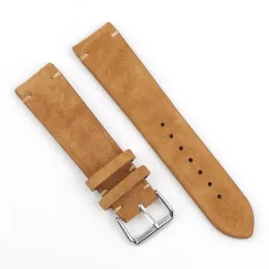 BStrap Suede Leather pašček za Samsung Galaxy Watch 42mm, brown