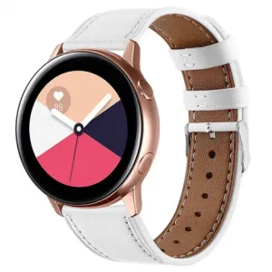 BStrap Leather Italy pašček za Samsung Galaxy Watch 42mm, white