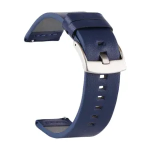 BStrap Fine Leather pašček za Samsung Gear S3, blue