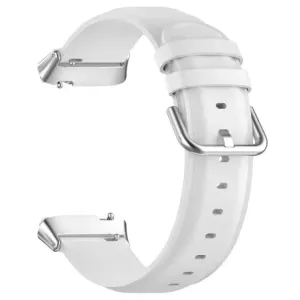 BStrap Leather pašček za Xiaomi Redmi Watch 3 Active / Lite, white