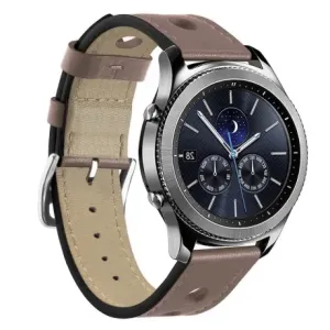 BStrap Leather Italy pašček za Xiaomi Watch S1 Active, khaki brown