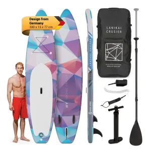Capital Sports Lanikai Cruiser 10.8, napihljivi paddleboard, set s SUP desko, 330 × 77 × 15 #3231