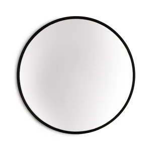 Casa Chic Fournier Stensko ogledalo s kovinskim okvirjem okroglo 58,8 x 58,8 cm #4655