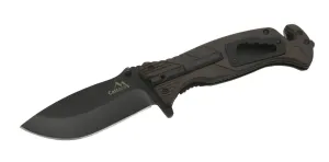 Nož zapiranje Cattara ČRNA REZILO s spletno stranjo  varovalka 21,7cm