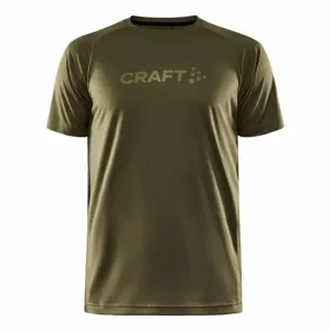 Moška funkcionalna majica s kratkimi rokavi CRAFT CORE Unify Logo zelena 1911786-664000