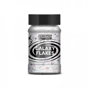 Bleščeči vesoljski kosmiči Pentart (Kosmiči Galaxy flakes)