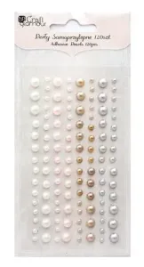 Dekorativne perle Mocca Cream - 120 kom (pribor za izdelavo)