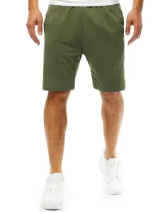 Udobne zelene moške kratke hlače