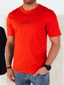 Edinstvena oranžna majica s potiskom