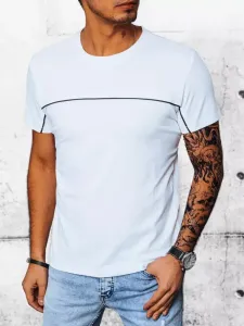 Zanimiva moška majica v beli barvi