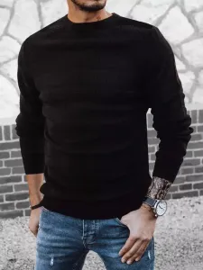Atraktiven pulover v črni barvi