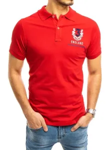 Rdeča polo majica modnega dizajna #74336