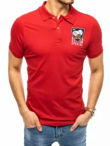 Udobna rdeča polo majica