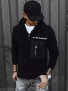 Črn pulover v originalnem dizajnu