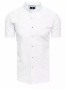 Senzacionalna moška bela srajca s kratkimi rokavi