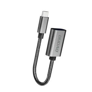Dudao L15T OTG adapter USB / USB-C 2.0, siva #136534