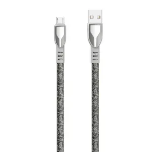Dudao Zinc Alloy kabel USB / Micro USB 5A 1m, siva #136610